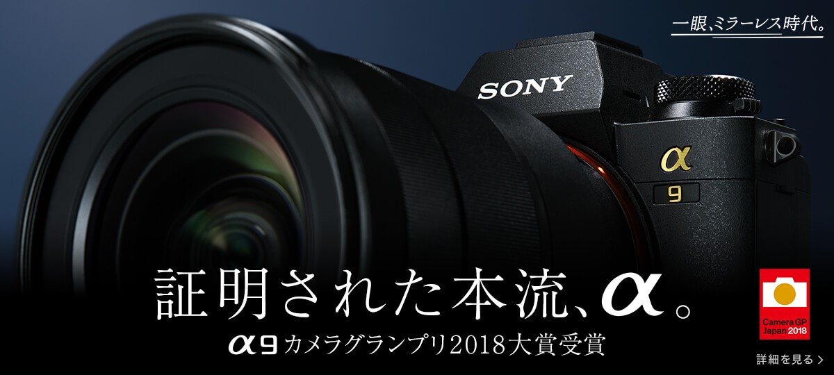 祝!α9 カメラグランプリ2018大賞受賞!!